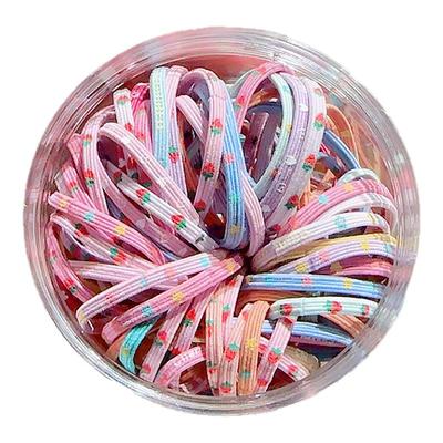 彩色皮筋儿童小学专用头绳不勒发无扎痕高弹力发绳小女童拇指发圈