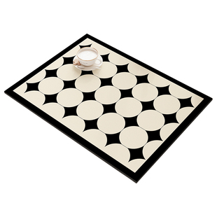 厨房台面沥水垫硅藻泥吸水垫餐具碗盘干燥垫茶台吧台桌面保护垫子