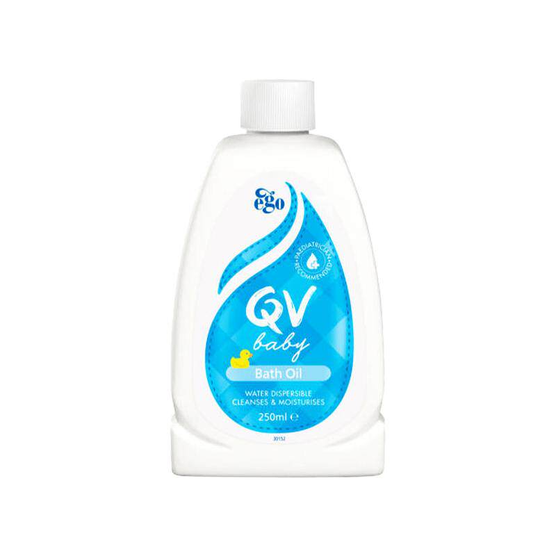 qv婴儿沐浴油宝宝泡澡油沐浴露