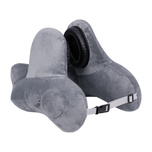 飞机护颈枕u型枕旅行枕充气便携脖子靠枕坐车长途侧睡觉神器专用