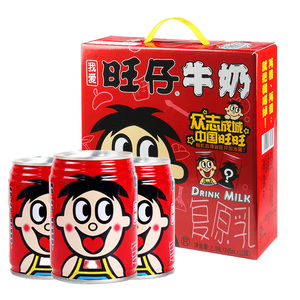 旺旺旺仔牛奶复原乳罐整箱饮品