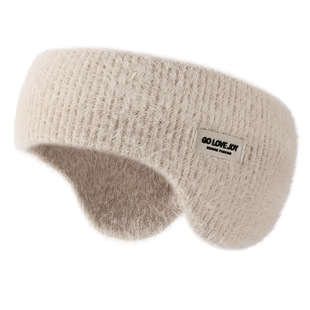 冬季保暖耳罩男女护额头带防风御寒加绒骑行头巾运动护耳发带头套