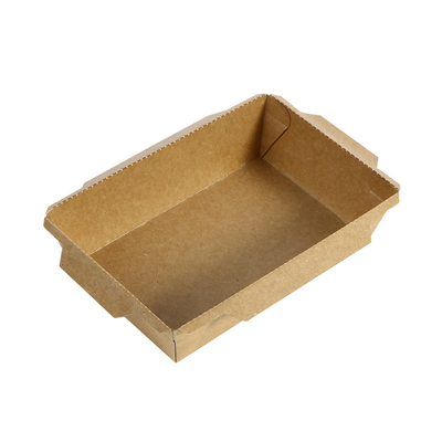 一次性牛皮纸轻食水果外卖打包盒