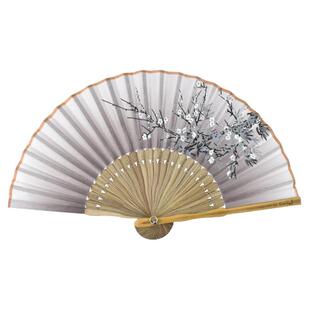 【博市集】傲倚寒梅绢面小巧雅韵日用古风迷你扇子折扇中国风装饰