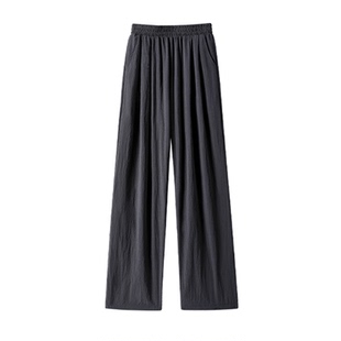 唐狮官方阔腿裤女裤宽松bf慵懒风今年流行款的裤子夏显瘦休闲裤VC