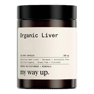 My Way Up有机牛肝营养胶囊草饲牛肝粉复合维生素膳食补充120粒