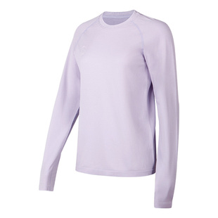 Keep长袖T恤女生健身跑步速干抗菌无缝透气运动服训练服瑜伽上衣