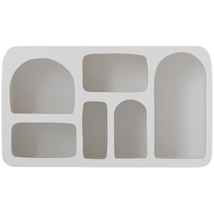 livingplus北欧白色家用玄关柜收纳柜简约现代储物柜展示装饰柜