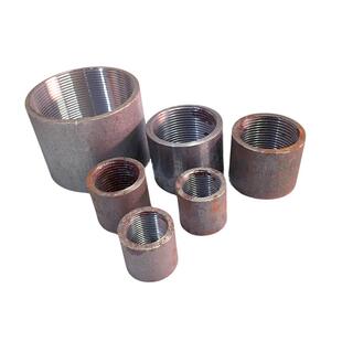 焊接管古 熟铁管箍 内丝接头 碳钢丝扣管古直接加厚接头2分3分