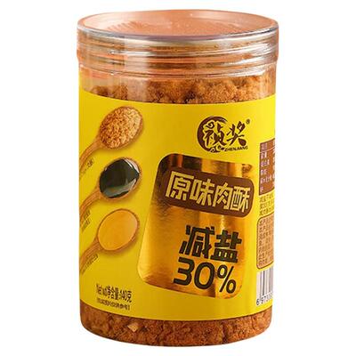 祯奖减盐30%鲜肉松140g宝宝辅食