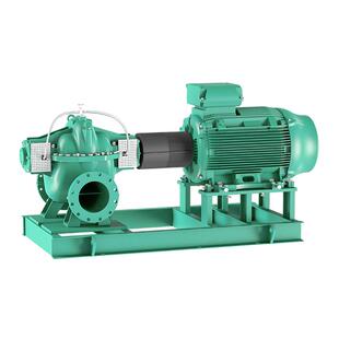 德国wilo威乐中开双吸离心泵SCH自吸增压泵大流量工业抽水泵45Kw
