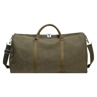 大容量帆布时尚女包短期旅行包轻便行李包手提外出旅游运动健身包