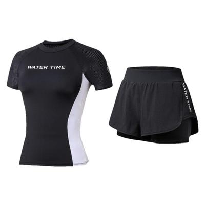 WaterTime女分体保守泳衣