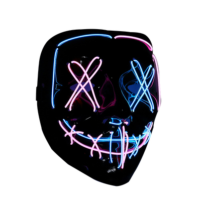 万圣节幽灵发光面具成人全脸直播