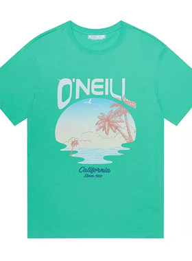 ONEILL印花中性情侣微廓夏季短袖