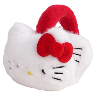 KT猫儿童耳罩围巾秋冬季新品防寒保暖毛绒耳暖女童女孩宝宝耳包