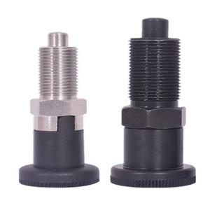 自锁型旋钮柱塞分度销不锈钢弹簧柱塞细牙定位销M10M12M16M20