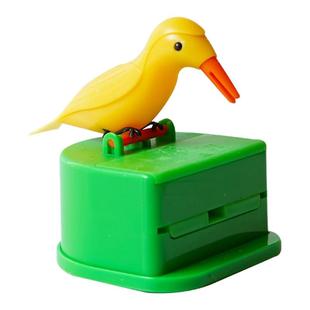 罐家用牙签盒小鸟筒牙签盒式客厅同款牙签收纳盒按压智能可爱