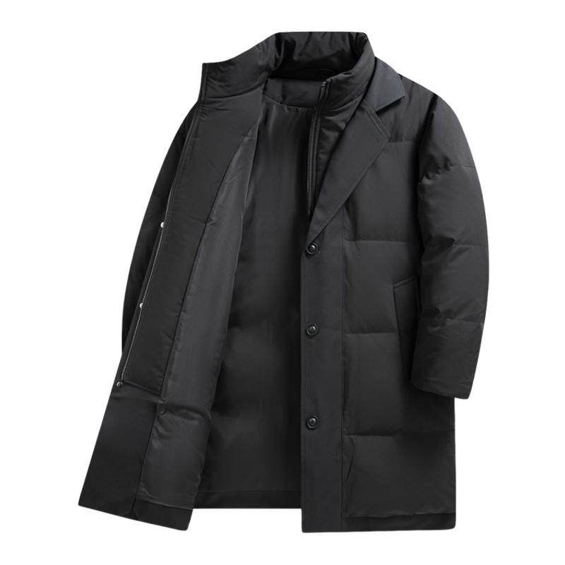 雪中飞风衣式中长款羽绒服