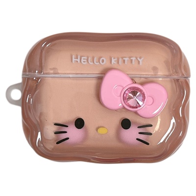 卡通立体蝴蝶结KT适用苹果手机壳