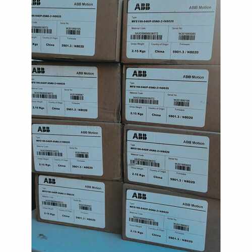 询价下单ABB全新2KW伺服驱动器MFE190-04UP-09A0-