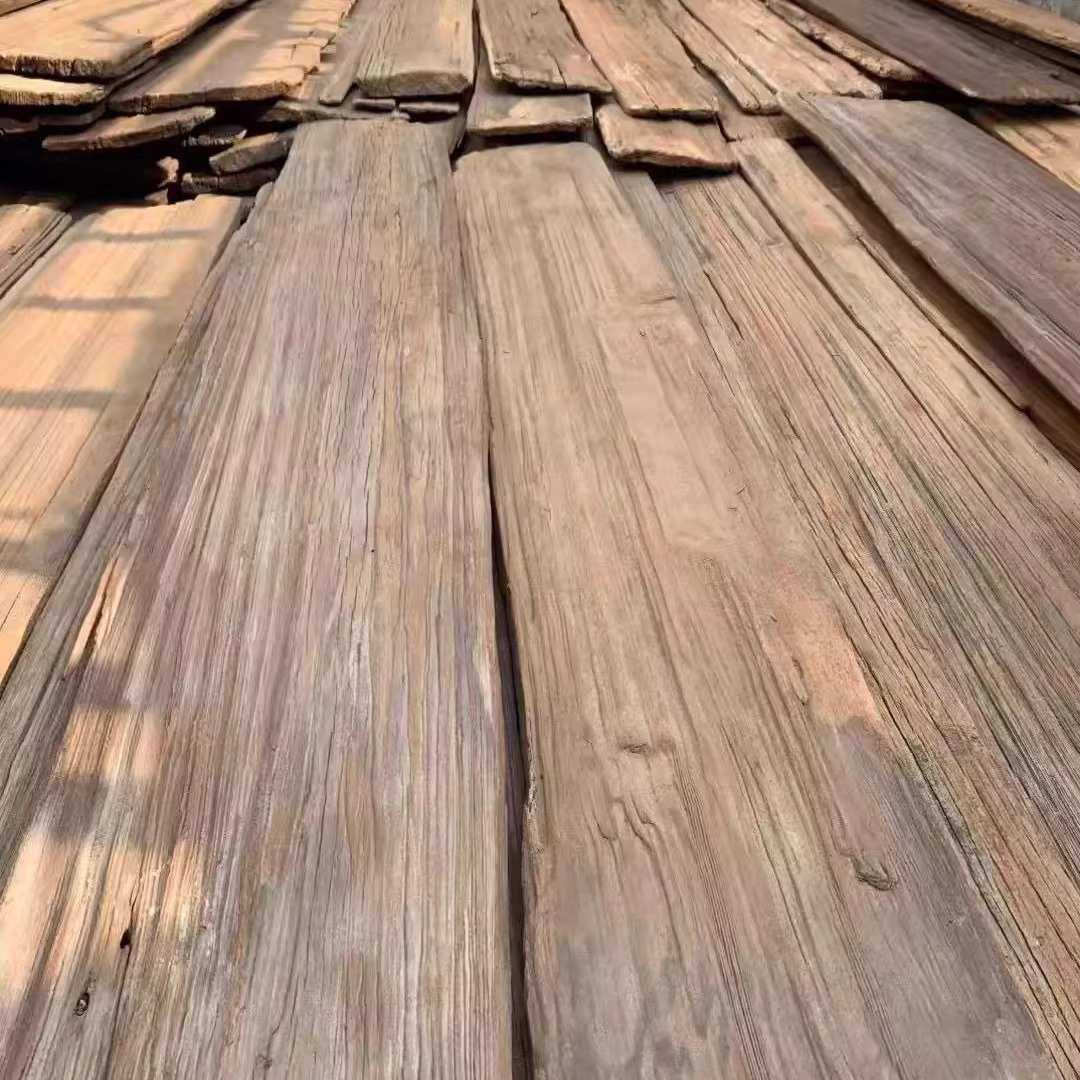 老铁杉木户外木瓦片餐饮门头门招牌风化老木板民宿外墙板装饰屋檐