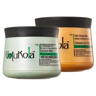 gotukola狗头发膜护发素角蛋白烫染修复蓬松橙500ml+绿250ml