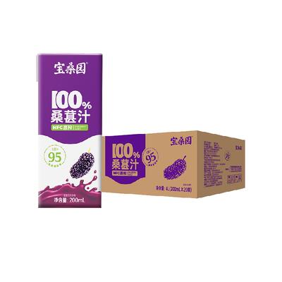 宝桑园100%NFC桑葚汁农科甄选