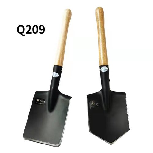 6411厂Q209A工兵铲战壕锹俄式铲子车用户外露营野营车载小铁锹