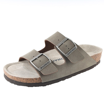 DAOWAI真软木拖鞋两带一字拖