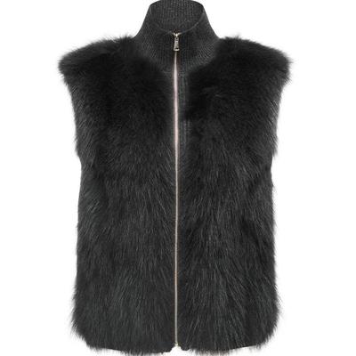 EP雅莹老钱风狐狸皮毛皮草马甲