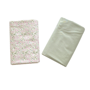 约会在周末晴天 惬意幸福韩国ins小碎花玫瑰全棉单件床单床笠定制