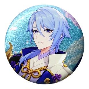 漫场58双闪吧唧定制PET胶片厚底马口铁徽章二次元同人来图定制