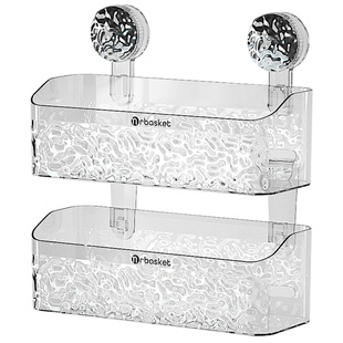 废弃洗脸巾收纳盒浴室壁挂剃须刀收纳架擦脸巾二次回收盒吸盘挂篮