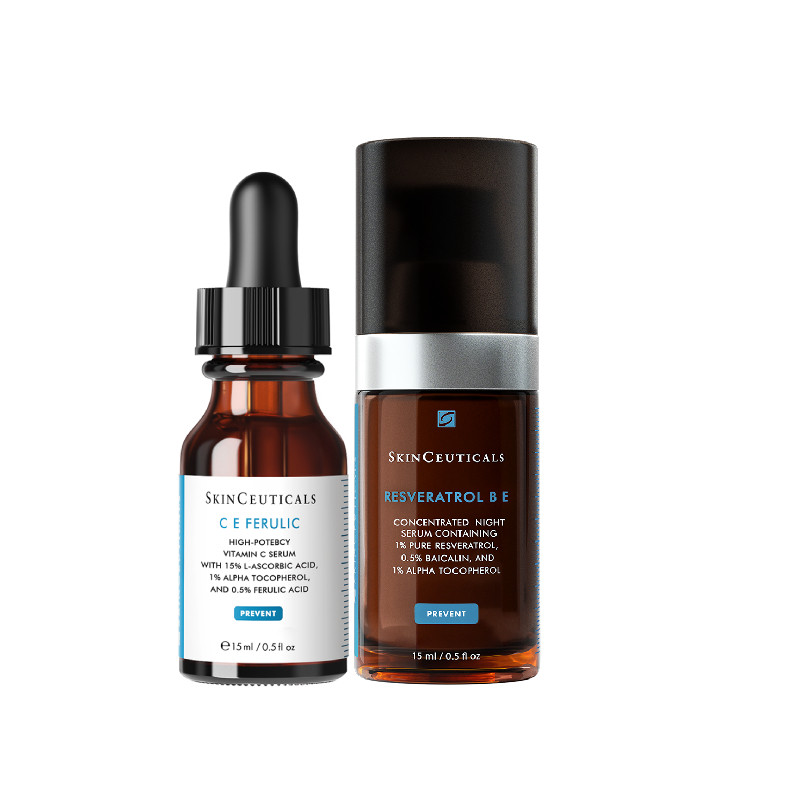 【抗氧旅行套装】修丽可CE/CF/RBE日夜抗氧入门精华礼盒美白