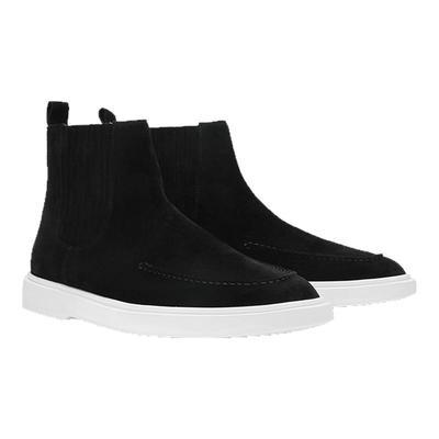 头层小牛皮XL风琴靴chioryn青润