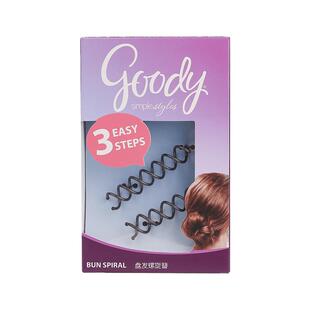 Goody/歌妮盘发簪丸子头懒人固定盘发神器隐形螺旋发夹簪子半扎发