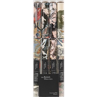 晨光水浒传中性笔水性笔 大英博物馆系列水浒豪杰限定套装文具ARP57507黑色0.5学生用速干笔优品直液式签字笔