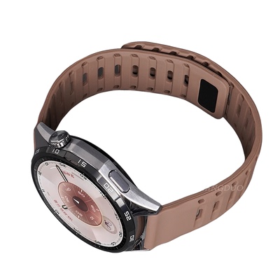 鸣铎适用华为GT6/5磁吸硅胶表带