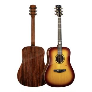 卡普马卡玛吉他卡马G1面单吉他专业41寸单板圆角专业民谣