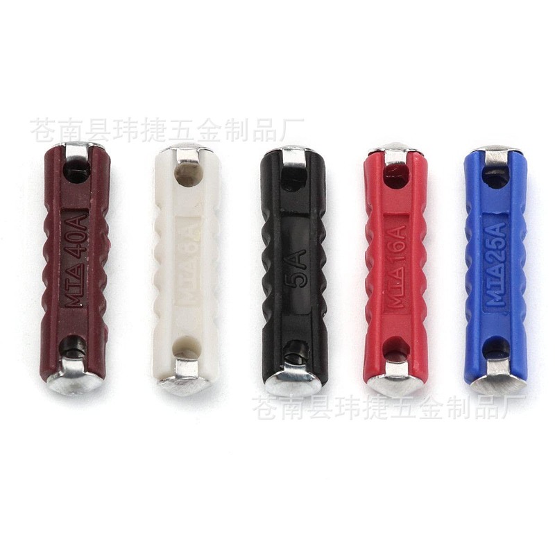 跨境供应200PCS汽车鱼雷保险丝5-40A状东欧盒装保险丝鱼雷组合