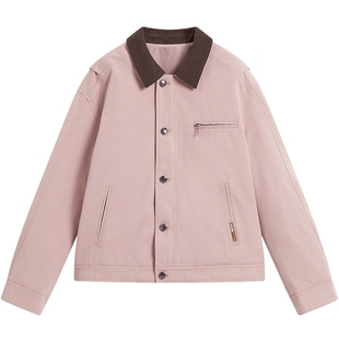 KBNE卡其色短款夹棉风衣女2025冬季新款韩版高级气质巴恩风衣外套