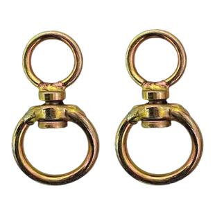 8字环万向旋转连接器狗链子锁扣吊环可栓牛羊卡扣活动转环八字环