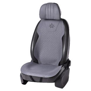 汽车坐垫单片马鞍垫四季通用座垫翻毛皮冬季棉垫小蛮腰麂皮绒座套