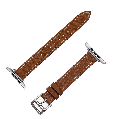 适用applewatch真皮表带