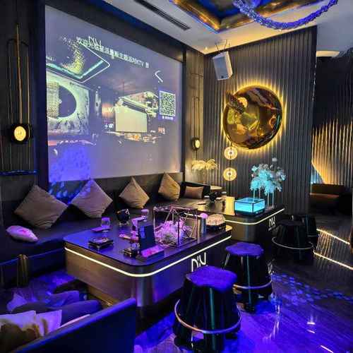 现货轻奢派对KTV茶几发光散台酒吧台夜场不锈钢包厢卡座钢化玻璃