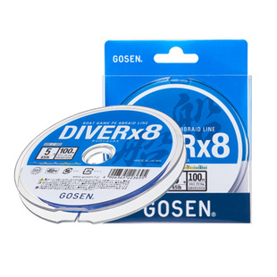 日本进口GOSEN狗剩高森连盘线DIVER远投顺滑PE线海钓船钓大物鱼线