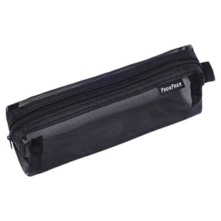 简约网纱笔袋定制印logo小学生文具奖品培训班招生宣传礼品大容量