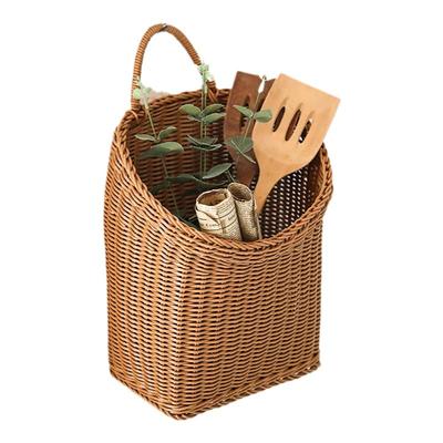 闲储厨房蔬果姜蒜收纳筐壁挂篮