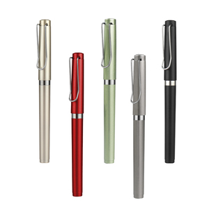 金属感中性笔高档签单签约商务广告笔宣传定制logo正姿碳素黑水笔